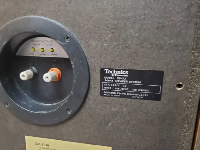 Technics SB-X3 Linear Phase Speakers in Speakers in Mississauga / Peel Region - Image 8