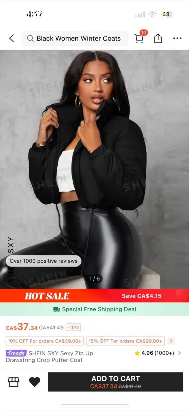 women’s small crop puffer jacket in Women's - Tops & Outerwear in City of Halifax - Image 2