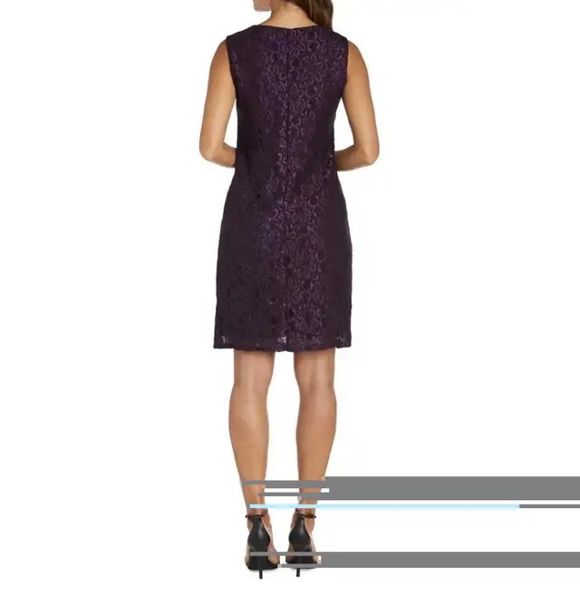 R&M Richards Womens 2pcs  Jacket /  Dress 14, Plum in Women's - Dresses & Skirts in Mississauga / Peel Region - Image 4