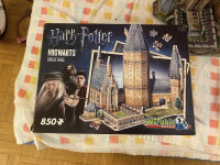 Harry  Potter hogwart great hall 3D    puzzle wrebbit
