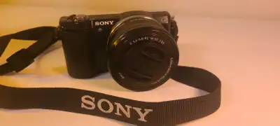Sony a5000 camera with accessories, View more