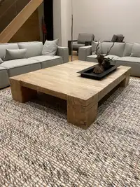 Coffee table, wood bench, TV stand console table