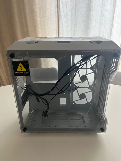 *NEW OPEN BOX* WJCOOLMAN Yaoying Dual Glass White Micro ATX Case, View more