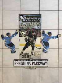PITTSBURGH PENGUINS PLAQUES, SIGNS & CARDBOARD COLLECTIBLES