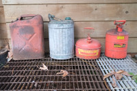 Vintage Fuel and Safety Cans