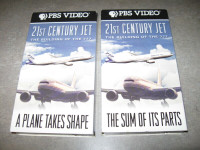 21st Century Jet-2 vhs tapes from the PBS Series-$5 for both