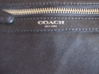 Coach New York Black Leather Clutch Wristlet Wallet New