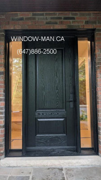 Fiberglass Replacement Exterior Door Entry  Save on Heat and Air