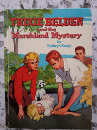 TRIXIE BELDEN and the MARSHLAND MYSTERY, hardcover book - c.1962