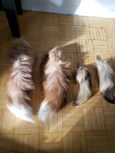 Fox tail keychain cosplay $10, View more