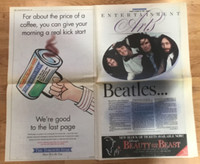 Beatles Toronto Star Entertainment Section-1995-November-11
