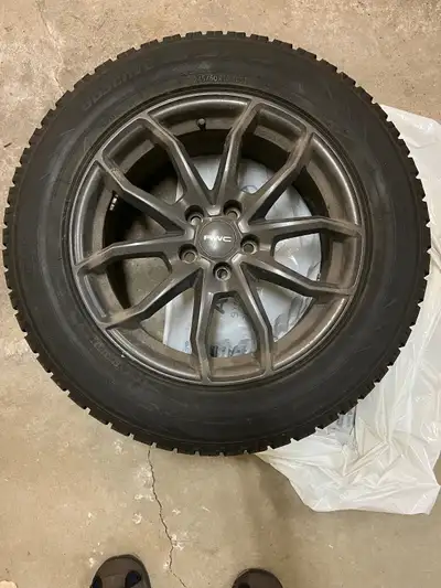 Toyo Observe GSi-5 winter tires with RWC Alloy rims. 245/60R18 Very good tread on them. Light use. M...