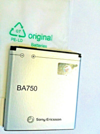 Sony Ericsson Xperia cell phone battery BA750, fits Arc S LT15i