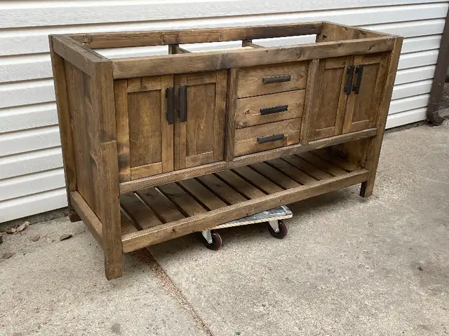 Solid Wood - Bathroom Vanities & Fixtures - Alberta Made in Cabinets & Countertops in Calgary - Image 9