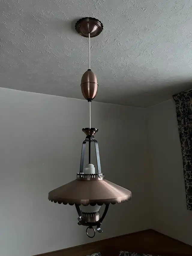 Oil lamp light fixture in Indoor Lighting & Fans in Hamilton - Image 2