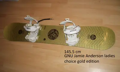 snowboard GNU Jamie Anderson ladies choice gold edition 145.5 cm, View more