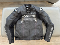 Manteau de cuir Alpinestars pour moto