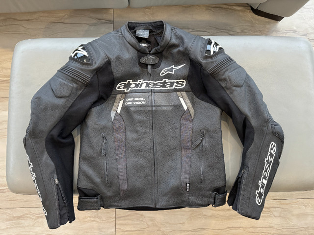 Manteau de cuir Alpinestars pour moto dans Pièces et accessoires pour motos  à Laval/Rive Nord