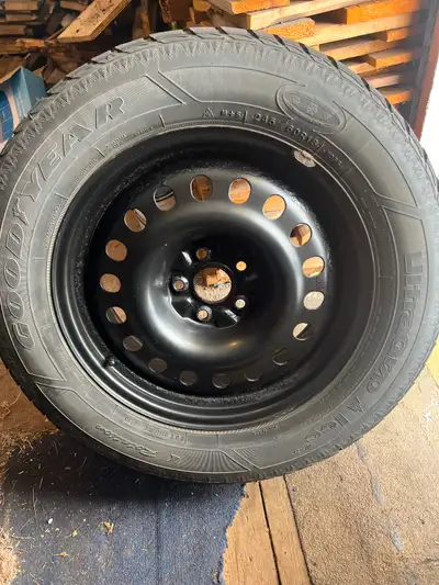 235 60R18 4 Winter tires on steel rims Good condition Please call (506) 232-1107
