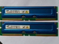 Samsung RAM Memory Module 128MB PC800-45 RDRAM RIMM ECC