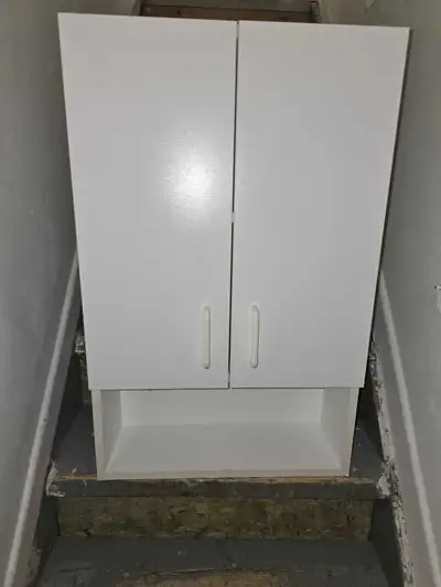 White Storage Cabinet, View more