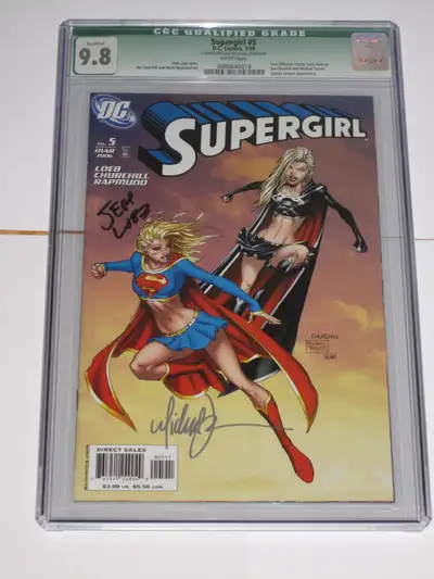 DC Comics Supergirl#5 CGC 9.8 Signed Turner & Loeb comic book, View more