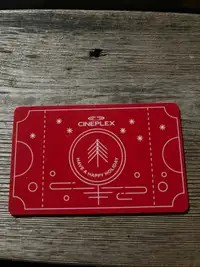 $15 cineplex gift card