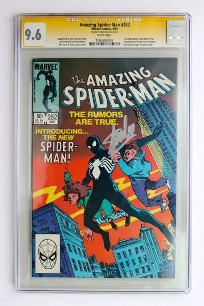 Amazing Spiderman 252 (Stan Lee Signature Series) in CGC 9.6, View more