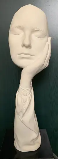 Hand and Face Sculpture (18 in)