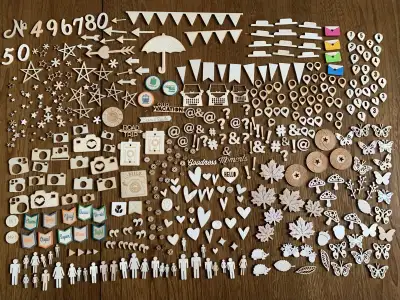 Wood Scrapbooking Embellishments, View more