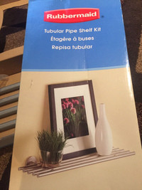 Rubbermaid Tubular Pipe Shelf Kit