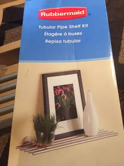Rubbermaid Tubular Pipe Shelf Kit, View more