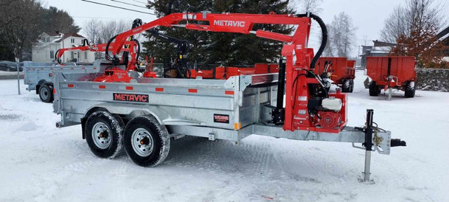 Remorque dompeur 6x12 Metavic dans Remorques utilitaires  à Victoriaville