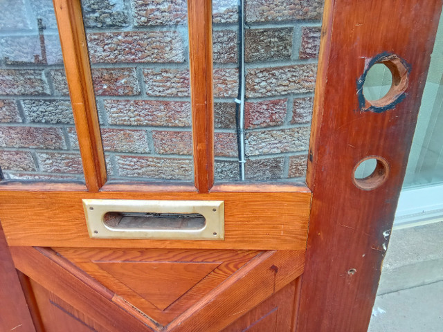 Door Exterior Wood 36x82 in Windows, Doors & Trim in Mississauga / Peel Region - Image 2
