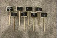 Chalk Table Numbers