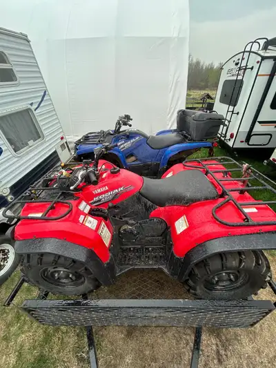2 quads and trailer for sale 