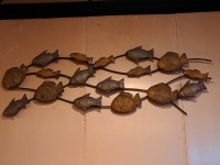 Large Metal Fish Wall Art