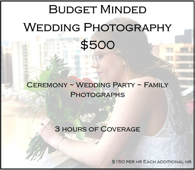 Budget Wedding Photography in Wedding in Winnipeg