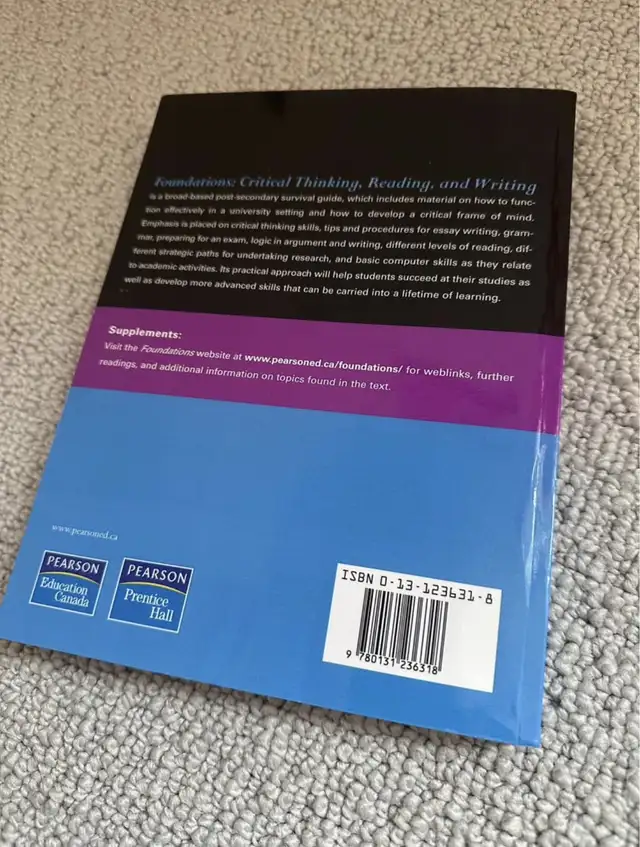 Foundations: Critical Thinking, Reading, and Writing - 2nd Ed.64241771116161121