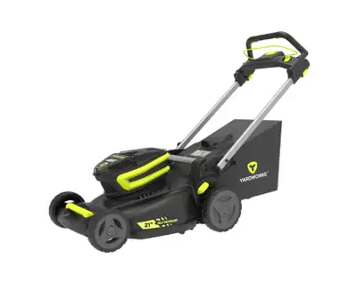 Yardworks 48V 3-in-1 Cordless Brushless Self-Propelled Mower, 21-in with 6Ah Battery & 2Ah Charger....