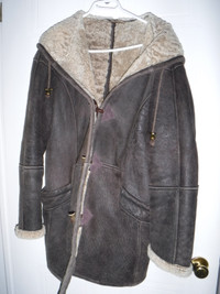 ladies/mens sheepskin leather coat