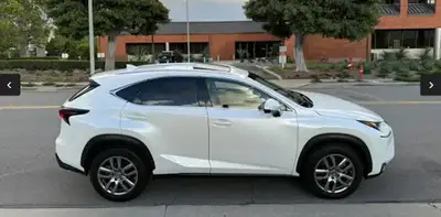 2015 Lexus NX200T AWD 2.0L engine white on black leather interior no rust sunroof all power options...