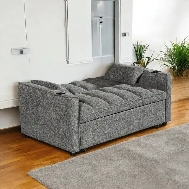 Brand New Sofa Bed With Built-In USB Charging Ports Amazing Sale in Couches & Futons in Kingston - Image 4