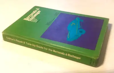 Chilton's Repair and Tune-Up Guide: Barracuda and Challenger, 1965-1972: Hardcover. Measures approxi...