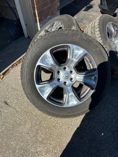 Bridgestone Dueler H/L p275/55R20 on Ram 6 bolt rims like new $1200
