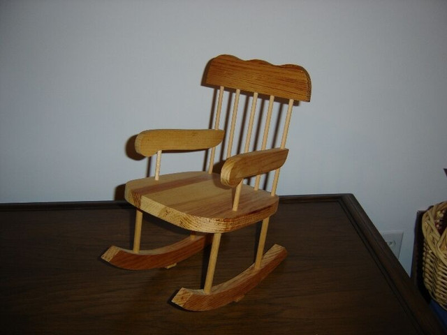 Wooden doll’s rocking chair in Hobbies & Crafts in Yarmouth