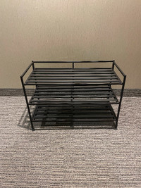 type A Stackable Perspective 3-Tier Shoe Rack - Like New!