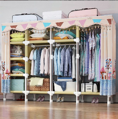 2.5M Portable Wardrobe Storage Closet, View more