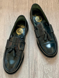 Joseph Cheaney Mens Tassel Loafers Shoes Black Calf US 11