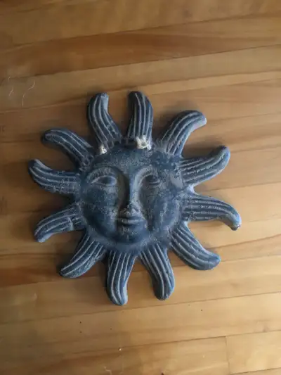 Décoration Plaque murale soleil en terre cuite, View more